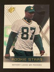 Anthony Lucas #91 Football Cards 2000 Spx Prices