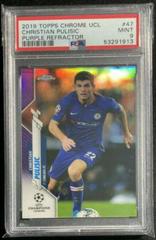 Christian Pulisic [Purple Refractor] #47 Soccer Cards 2019 Topps Chrome UEFA Champions League Prices