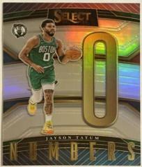 Jayson Tatum [Silver] #8 Basketball Cards 2022 Panini Select Numbers Prices