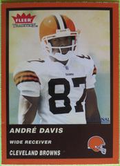 Andre Davis #5 Football Cards 2004 Fleer Tradition Prices