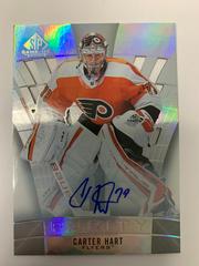 Carter Hart [Autograph] Hockey Cards 2021 SP Game Used Purity Prices