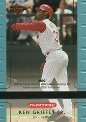 Ken Griffey Jr. #99 Baseball Cards 2002 Upper Deck Ovation Prices