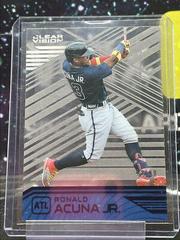 Ronald Acuna Jr. [Blue] #6 Baseball Cards 2021 Panini Chronicles Clear Vision Prices