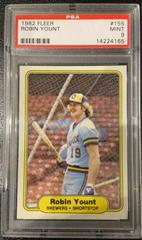 Robin Yount #155 Baseball Cards 1982 Fleer Prices