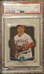 Mike Trout [Turquoise Asia] Baseball Cards 2013 Topps Museum Collection Prices