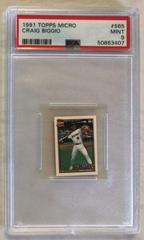 Craig Biggio #565 Baseball Cards 1991 Topps Micro Prices