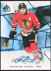 Patrick Kane [Blue Autograph] Hockey Cards 2021 SP Game Used Prices