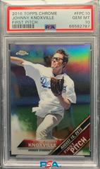 Johnny Knoxville [Orange Refractor] Baseball Cards 2016 Topps Chrome First Pitch Prices