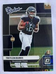 Treylon Burks [Black Pandora] #TR-10 Football Cards 2022 Panini Donruss Optic The Rookies Prices