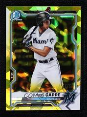 Yiddi Cappe [Yellow] #BCP-199 Baseball Cards 2021 Bowman Chrome Sapphire Prospects Prices