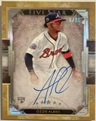 Ozzie Albies [Gold] Baseball Cards 2018 Topps Five Star Autographs Prices