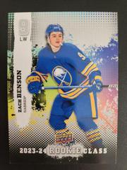 Zach Benson Hockey Cards 2023 Upper Deck Commemorative Class Prices