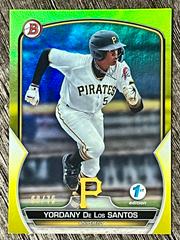 Yordany De Los Santos [Yellow] Baseball Cards 2023 Bowman 1st Edition Prices