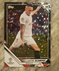 Lucas Ocampos [Icy Black] Soccer Cards 2021 Topps UEFA Champions League Prices