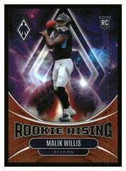 Malik Willis [Orange] Football Cards 2022 Panini Phoenix Rookie Rising Prices