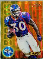 Terrell Davis [Gold Refractor] #43 Football Cards 2000 Topps Finest Prices