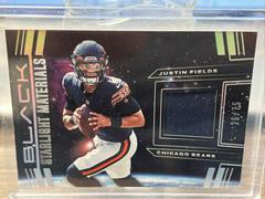 Justin Fields Football Cards 2022 Panini Black Starlight Materials Prices