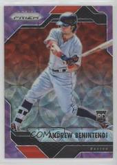 Andrew Benintendi [Purple Scope] Baseball Cards 2017 Panini Chronicles Prizm Prices