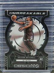 Davion Mitchell Basketball Cards 2021 Panini Obsidian Unbreakable Prices
