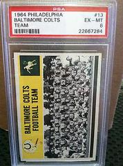 Baltimore Colts [Team] Football Cards 1964 Philadelphia Prices