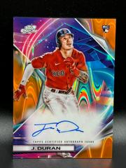 Jarren Duran [Orange Galactic] #CCA-JD Baseball Cards 2022 Topps Cosmic Chrome Autographs Prices