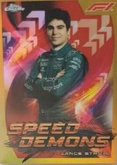 Lance Stroll [Gold] #SD-LS Racing Cards 2022 Topps Chrome Formula 1 Speed Demons Prices