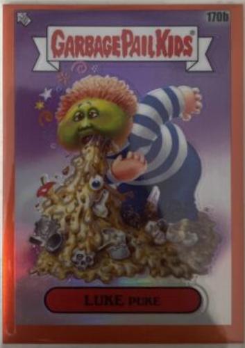 LUKE Puke [Orange Refractor] #170b 2022 Garbage Pail Kids Chrome