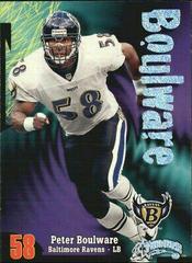 Peter Boulware [Rave] Football Cards 1998 Skybox Thunder Prices