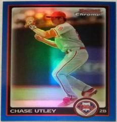 Chase Utley [Blue Refractor] #109 Baseball Cards 2010 Bowman Chrome Prices