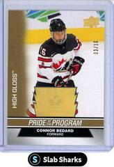 Connor Bedard [High Gloss] #141 Hockey Cards 2023 Upper Deck Team Canada Juniors Prices
