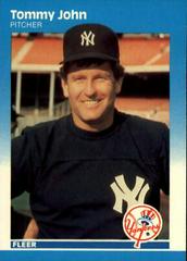 Tommy John #102 Baseball Cards 1987 Fleer Glossy Prices