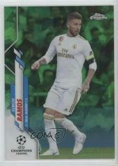 Sergio Ramos [Green] Soccer Cards 2019 Topps Chrome UEFA Champions League Sapphire Prices