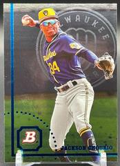 Jackson Chourio Baseball Cards 2022 Bowman Heritage Foil Variation Prices