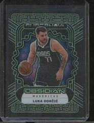 Luka Doncic #5 Basketball Cards 2022 Panini Obsidian Supernova Prices