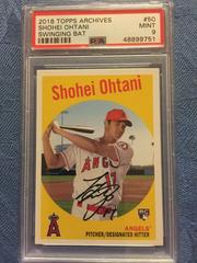 Shohei Ohtani [Swinging Bat] #50 Baseball Cards 2018 Topps Archives Prices