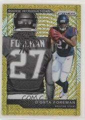 D'Onta Foreman [Gold Mojo] #11 Football Cards 2017 Panini Prizm Rookie Introductions Prices