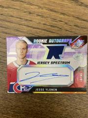 Jesse Ylonen [Spectrum] #JY Hockey Cards 2021 SPx Rookie Auto Jersey Prices