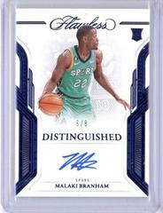 Malaki Branham #37 Basketball Cards 2022 Panini Flawless Distinguished Auto Prices