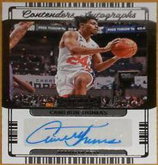 Cameron Thomas #CA-CTH Basketball Cards 2022 Panini Contenders Autographs Prices