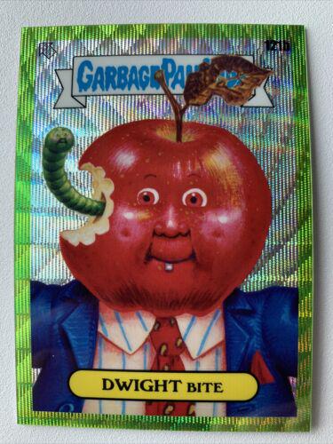 DWIGHT Bite [Green Wave] #121b 2020 Garbage Pail Kids Chrome