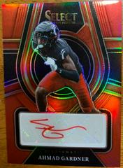 Ahmad Gardner [Red] Football Cards 2022 Panini Select Draft Picks Rookie SIgnatures Prices
