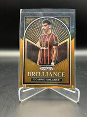 Dominic Solanke [Orange] Soccer Cards 2023 Panini Prizm Premier League Brilliance Prices