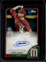 Javier Assad [Black Difractor] #AV-JAS Baseball Cards 2023 Topps World Classic Autographs Prices