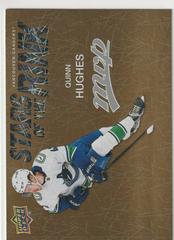 Quinn Hughes [Gold] #SS-27 Hockey Cards 2023 Upper Deck MVP Stars of the Rink Prices