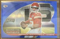 Patrick Mahomes II [Blue] #BTN-PMA Football Cards 2021 Panini Playoff Behind the Numbers Prices