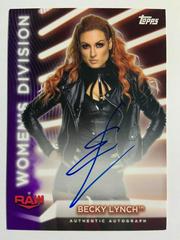 Becky Lynch [Purple] #A-BL Wrestling Cards 2021 Topps WWE Women's Division Autographs Prices