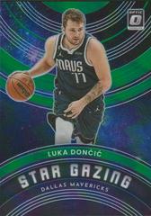 Luka Doncic [Green] #6 Basketball Cards 2022 Panini Donruss Optic Star Gazing Prices