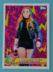 Becky Lynch #S-4 Wrestling Cards 2021 Topps Heritage WWE Superstar Stickers Prices