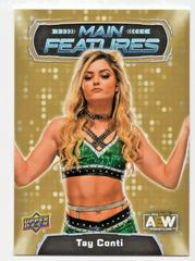 Tay Conti [Gold] #MF-16 Wrestling Cards 2022 Upper Deck AEW Main Features Prices