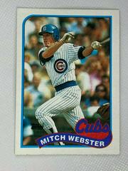 Mitch Webster Baseball Cards 1989 Topps Prices